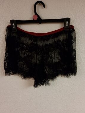 Vintage Sheer Lace Tap Pants